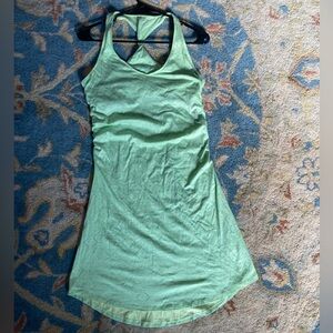 Patagonia Cotton Tencel Green Athletic Dress M